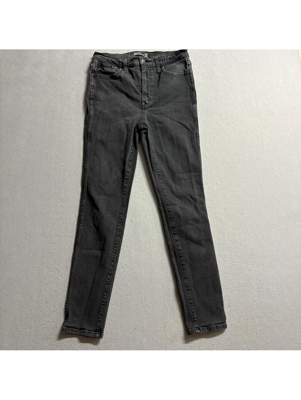 Madewell 10 High Rise Skinny Jeans Womens 28 Gray Denim Stretch